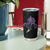 Jordan Black Iris Tumbler Cup with Flag Colors and Cultural Quote