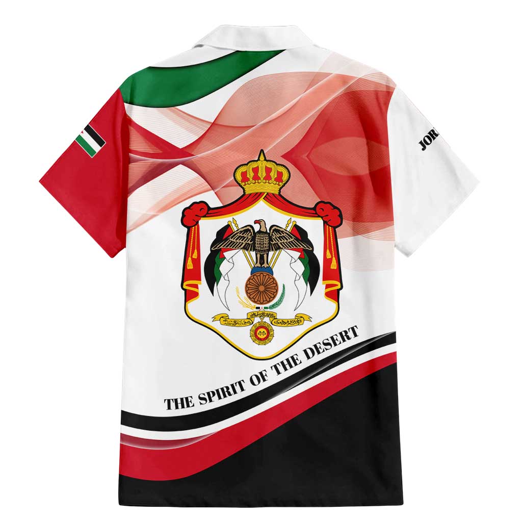 Jordan Emblem Family Matching Mermaid Dress and Hawaiian Shirt with Flag Colors and Desert Spirit Quote