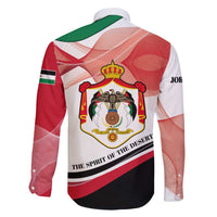 Jordan Emblem Family Matching Puletasi and Hawaiian Shirt with Flag Colors and Desert Spirit Quote