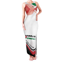 Jordan Emblem Family Matching Tank Maxi Dress and Hawaiian Shirt with Flag Colors and Desert Spirit Quote