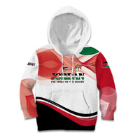 Jordan Emblem Kid Hoodie with Flag Colors and Desert Spirit Quote