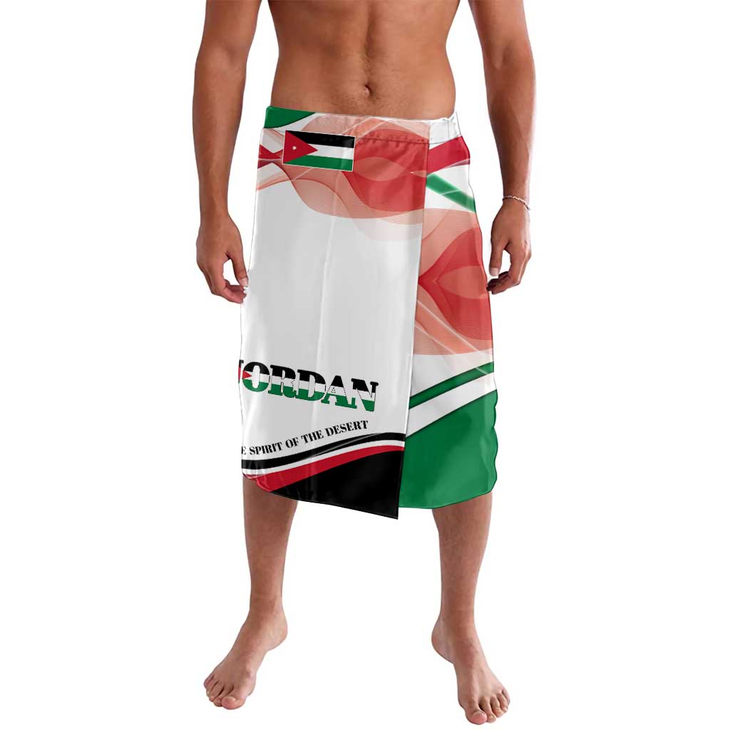 Jordan Emblem Lavalava with Flag Colors and Desert Spirit Quote