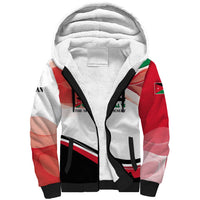 Jordan Emblem Sherpa Hoodie with Flag Colors and Desert Spirit Quote