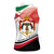 Jordan Emblem Women Sleeveless Polo Shirt with Flag Colors and Desert Spirit Quote