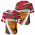 Wadi Rum Desert Baseball Jersey with Camel Rider and Jordan Flag Colors