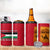 Wadi Rum Desert 4 in 1 Can Cooler Tumbler with Camel Rider and Jordan Flag Colors