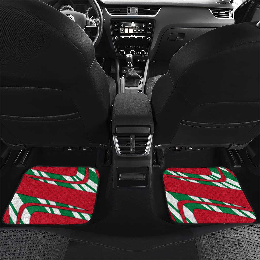 Wadi Rum Desert Car Mats with Camel Rider and Jordan Flag Colors