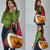 Wadi Rum Desert Grocery Bag with Camel Rider and Jordan Flag Colors