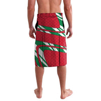 Wadi Rum Desert Lavalava with Camel Rider and Jordan Flag Colors