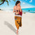 Wadi Rum Desert Sarong with Camel Rider and Jordan Flag Colors