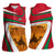 Wadi Rum Desert Women Sleeveless Polo Shirt with Camel Rider and Jordan Flag Colors