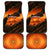 Jordan Desert Sunset Car Mats with Camel and Traditional Geometric Pattern