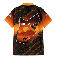 Jordan Desert Sunset Family Matching Mermaid Dress and Hawaiian Shirt with Camel and Traditional Geometric Pattern