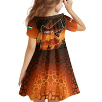 Jordan Desert Sunset Family Matching Short Sleeve Bodycon Dress and Hawaiian Shirt with Camel and Traditional Geometric Pattern