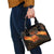 Jordan Desert Sunset Shoulder Handbag with Camel and Traditional Geometric Pattern