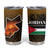 Jordan Desert Sunset Tumbler Cup with Camel and Traditional Geometric Pattern