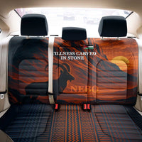 Jordan Nebo Mountain Back Car Seat Cover with Ibex and Desert Rock Landscape