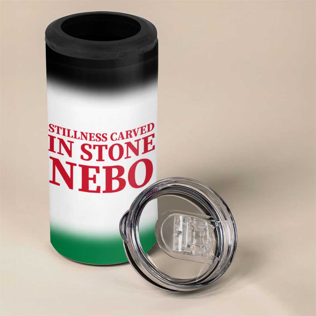 Jordan Nebo Mountain 4 in 1 Can Cooler Tumbler with Ibex and Desert Rock Landscape