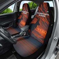Jordan Nebo Mountain Car Seat Cover with Ibex and Desert Rock Landscape
