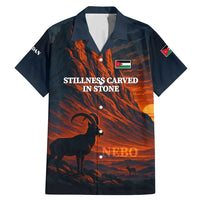 Jordan Nebo Mountain Family Matching Mermaid Dress and Hawaiian Shirt with Ibex and Desert Rock Landscape