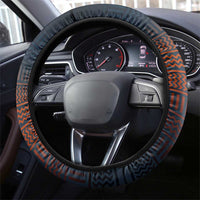 Jordan Nebo Mountain Steering Wheel Cover with Ibex and Desert Rock Landscape