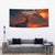 Jordan Nebo Mountain Tapestry with Ibex and Desert Rock Landscape
