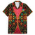 Azerbaijan Folk Floral Family Matching Summer Maxi Dress and Hawaiian Shirt with Traditional Carpet-Inspired Pattern