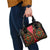 Azerbaijan Folk Floral Shoulder Handbag with Traditional Carpet-Inspired Pattern