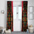 Azerbaijan Folk Floral Window Curtain with Traditional Carpet-Inspired Pattern
