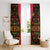 Azerbaijan Folk Floral Window Curtain with Traditional Carpet-Inspired Pattern