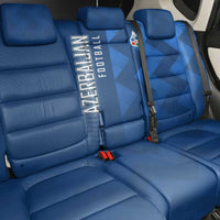 Azerbaijan Football Back Car Seat Cover with AFFA Emblem in Blue Geometric Design