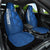 Azerbaijan Football Car Seat Cover with AFFA Emblem in Blue Geometric Design