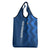 Azerbaijan Football Grocery Bag with AFFA Emblem in Blue Geometric Design