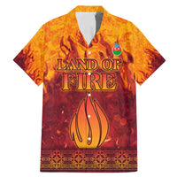 Azerbaijan Land of Fire Family Matching Mermaid Dress and Hawaiian Shirt with Flame Towers and Baku Design