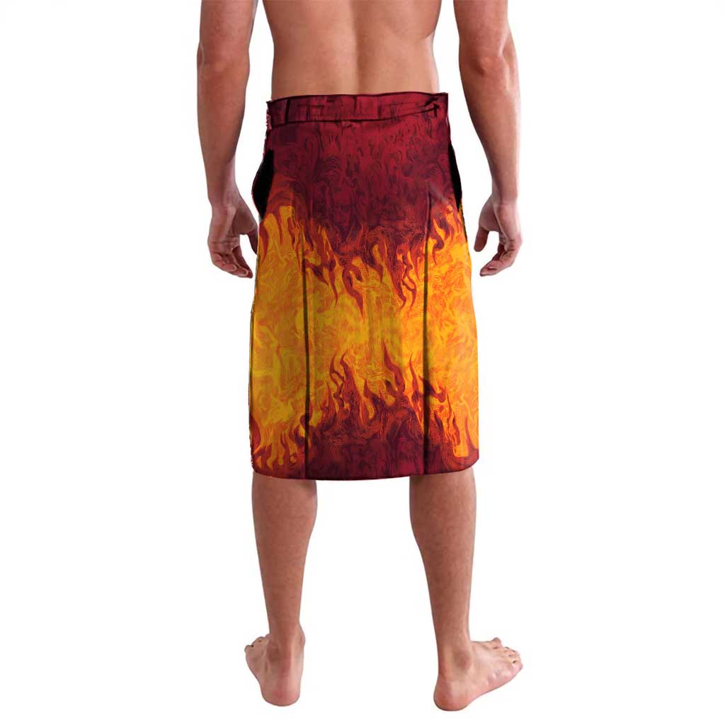 Azerbaijan Land of Fire Lavalava with Flame Towers and Baku Design