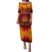 Azerbaijan Land of Fire Puletasi with Flame Towers and Baku Design