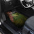Personalized Walleye Fishing Car Mats American Flag Background and Green Grunge Style Design - Wonder Print Shop
