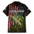 Personalized Walleye Fishing Family Matching Puletasi and Hawaiian Shirt American Flag Background and Green Grunge Style Design - Wonder Print Shop