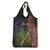 Personalized Walleye Fishing Grocery Bag American Flag Background and Green Grunge Style Design - Wonder Print Shop