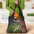 Personalized Walleye Fishing Grocery Bag American Flag Background and Green Grunge Style Design - Wonder Print Shop