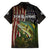 Personalized Walleye Fishing Hawaiian Shirt American Flag Background and Green Grunge Style Design - Wonder Print Shop