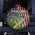 Personalized Walleye Fishing Spare Tire Cover American Flag Background and Green Grunge Style Design - Wonder Print Shop