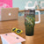 Personalized Walleye Fishing Tumbler With Handle American Flag Background and Green Grunge Style Design - Wonder Print Shop