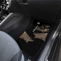 Personalized Boar Hunting Camouflage Car Mats Wild Hog Silhouette and Black Tactical Camo - Wonder Print Shop
