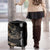 Personalized Boar Hunting Camouflage Luggage Cover Wild Hog Silhouette and Black Tactical Camo - Wonder Print Shop