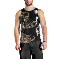 Personalized Boar Hunting Camouflage Men Tank Top Wild Hog Silhouette and Black Tactical Camo - Wonder Print Shop