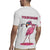 Personalized Pink Flamingo Playing Golf Rugby Jersey Sunglasses and White Pattern Background Design - Wonder Print Shop