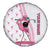 Personalized Pink Flamingo Playing Golf Spare Tire Cover Sunglasses and White Pattern Background Design - Wonder Print Shop