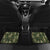 Bowling Camouflage Pattern Car Mats with Ball and Pins Graphic in Army Green and Beige Brushstroke Design - Wonder Print Shop