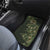 Bowling Camouflage Pattern Car Mats with Ball and Pins Graphic in Army Green and Beige Brushstroke Design - Wonder Print Shop